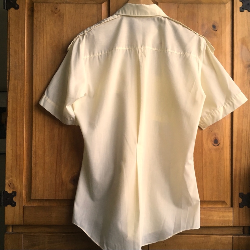 Vintage Men’s Pale Yellow Shirt 70s 80s - Picture 3 of 5